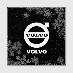 Холст квадратный Снежный Volvo, цвет: 3D-принт — фото 2