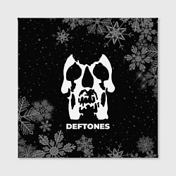 Холст квадратный Снежный Deftones, цвет: 3D-принт — фото 2