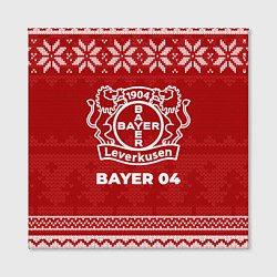 Холст квадратный Новогодний Bayer 04, цвет: 3D-принт — фото 2