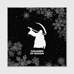 Холст квадратный Снежный Children of Bodom, цвет: 3D-принт — фото 2