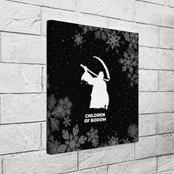 Холст квадратный Снежный Children of Bodom, цвет: 3D-принт — фото 2