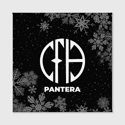 Холст квадратный Снежный Pantera, цвет: 3D-принт — фото 2