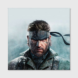 Холст квадратный Snake Solid - metal gear, цвет: 3D-принт — фото 2