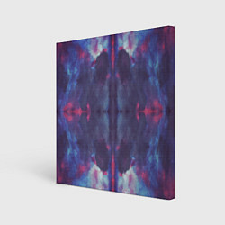 Холст квадратный Тай-дай космос, цвет: 3D-принт