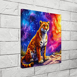 Холст квадратный Пума и звездное небо, цвет: 3D-принт — фото 2