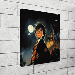 Холст квадратный Гарри Поттер глубокая ночь, цвет: 3D-принт — фото 2
