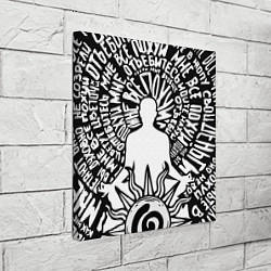 Холст квадратный Медитация без цензуры, цвет: 3D-принт — фото 2