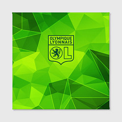 Холст квадратный Lyon green poly, цвет: 3D-принт — фото 2