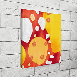 Холст квадратный Теплая африканская абстракция, цвет: 3D-принт — фото 2