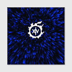 Холст квадратный Final Fantasy blue energy, цвет: 3D-принт — фото 2