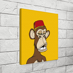 Холст квадратный NFT ape monkey, цвет: 3D-принт — фото 2