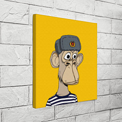 Холст квадратный NFT ape turtleneck, цвет: 3D-принт — фото 2