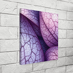 Холст квадратный Прожилки экзотического растения, цвет: 3D-принт — фото 2