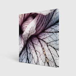Холст квадратный Раскрытый цветок, цвет: 3D-принт