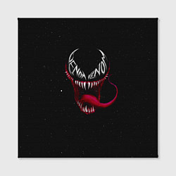 Холст квадратный Веном в темноте, цвет: 3D-принт — фото 2