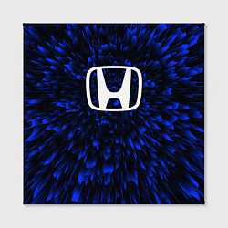 Холст квадратный Honda blue energy, цвет: 3D-принт — фото 2