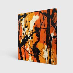 Холст квадратный Танец красок, цвет: 3D-принт