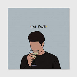 Холст квадратный Ross - im fine, цвет: 3D-принт — фото 2