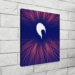 Холст квадратный Date A Live red energy, цвет: 3D-принт — фото 2