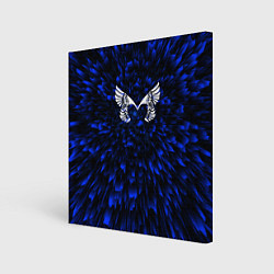 Холст квадратный Placebo blue energy, цвет: 3D-принт