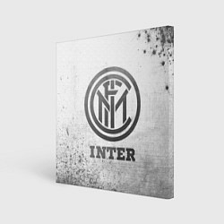 Холст квадратный Inter - white gradient, цвет: 3D-принт