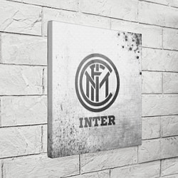 Холст квадратный Inter - white gradient, цвет: 3D-принт — фото 2