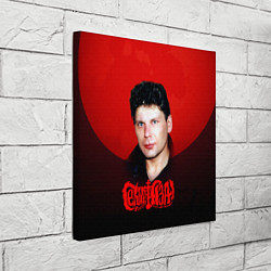 Холст квадратный Юрий Клинских красная луна, цвет: 3D-принт — фото 2