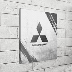 Холст квадратный Mitsubishi - white gradient, цвет: 3D-принт — фото 2