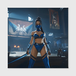 Холст квадратный Китана в стойке, цвет: 3D-принт — фото 2