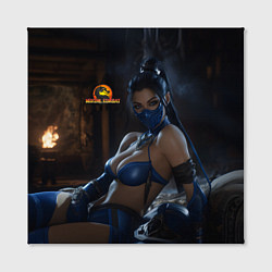 Холст квадратный Загадочная Китана, цвет: 3D-принт — фото 2