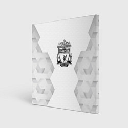 Холст квадратный Liverpool white poly, цвет: 3D-принт
