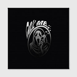 Холст квадратный Позвони мне смерть с телефоном, цвет: 3D-принт — фото 2