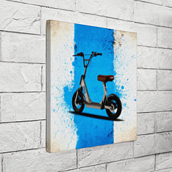 Холст квадратный Самокат с сиденьем, цвет: 3D-принт — фото 2