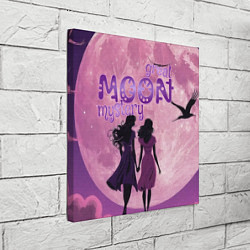 Холст квадратный Great moon mystery, цвет: 3D-принт — фото 2