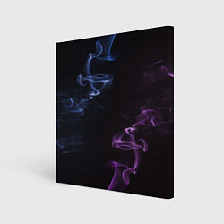 Холст квадратный Color black blue pink, цвет: 3D-принт