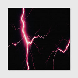 Холст квадратный Lightning pink, цвет: 3D-принт — фото 2