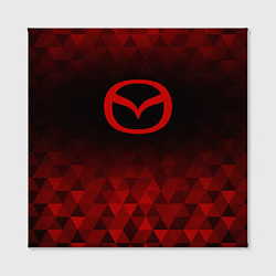 Холст квадратный Mazda red poly, цвет: 3D-принт — фото 2