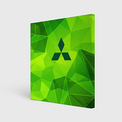 Холст квадратный Mitsubishi green poly, цвет: 3D-принт