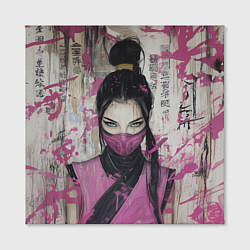 Холст квадратный Милина японский стиль, цвет: 3D-принт — фото 2