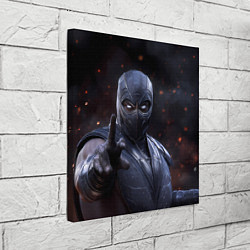 Холст квадратный Нуб Сайбот и искры, цвет: 3D-принт — фото 2