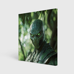 Холст квадратный Рептилия Мортал комбат, цвет: 3D-принт