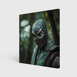 Холст квадратный Ящер Мортал комбат, цвет: 3D-принт