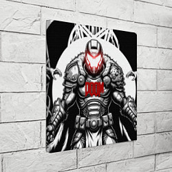 Холст квадратный Doom dark ages doom guy, цвет: 3D-принт — фото 2