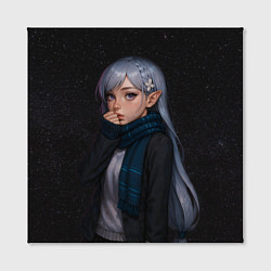 Холст квадратный Эмилия реализм, цвет: 3D-принт — фото 2