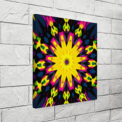 Холст квадратный Звездный калейдоскоп, цвет: 3D-принт — фото 2