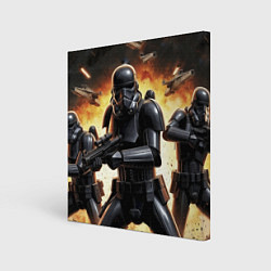 Холст квадратный Клоны звездные войны, цвет: 3D-принт