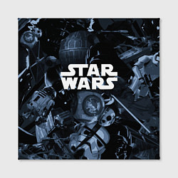 Холст квадратный Star wars персонажи из звездных войн, цвет: 3D-принт — фото 2