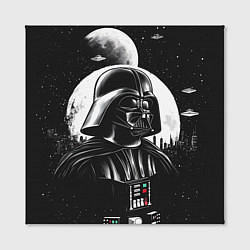 Холст квадратный Дарт Вейдер в космосе, цвет: 3D-принт — фото 2