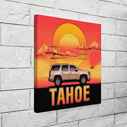 Холст квадратный Tahoe на закате джип, цвет: 3D-принт — фото 2