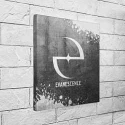 Холст квадратный Evanescence - grey gradient, цвет: 3D-принт — фото 2